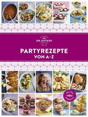cover image of Partyrezepte von A–Z